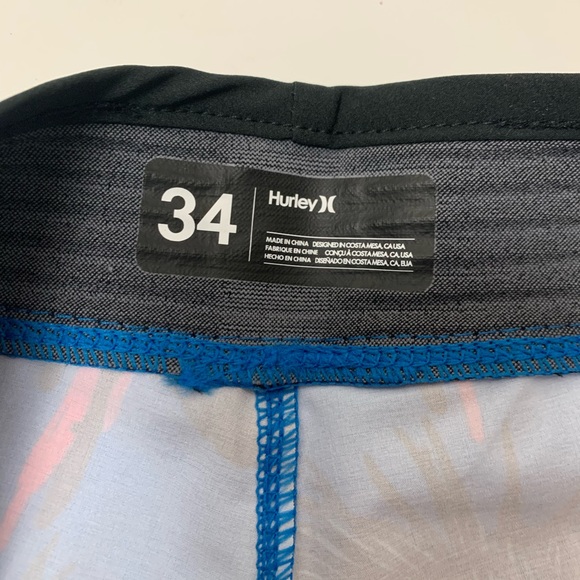 Hurley Sierra printed men’s swim shorts size 34 - Picture 4 of 8